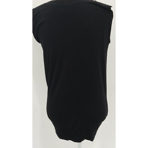 Dolan Women’s XS Black Knot Twist Front Sleeveless Soft Rayon Tank Top - Picture 3 of 8